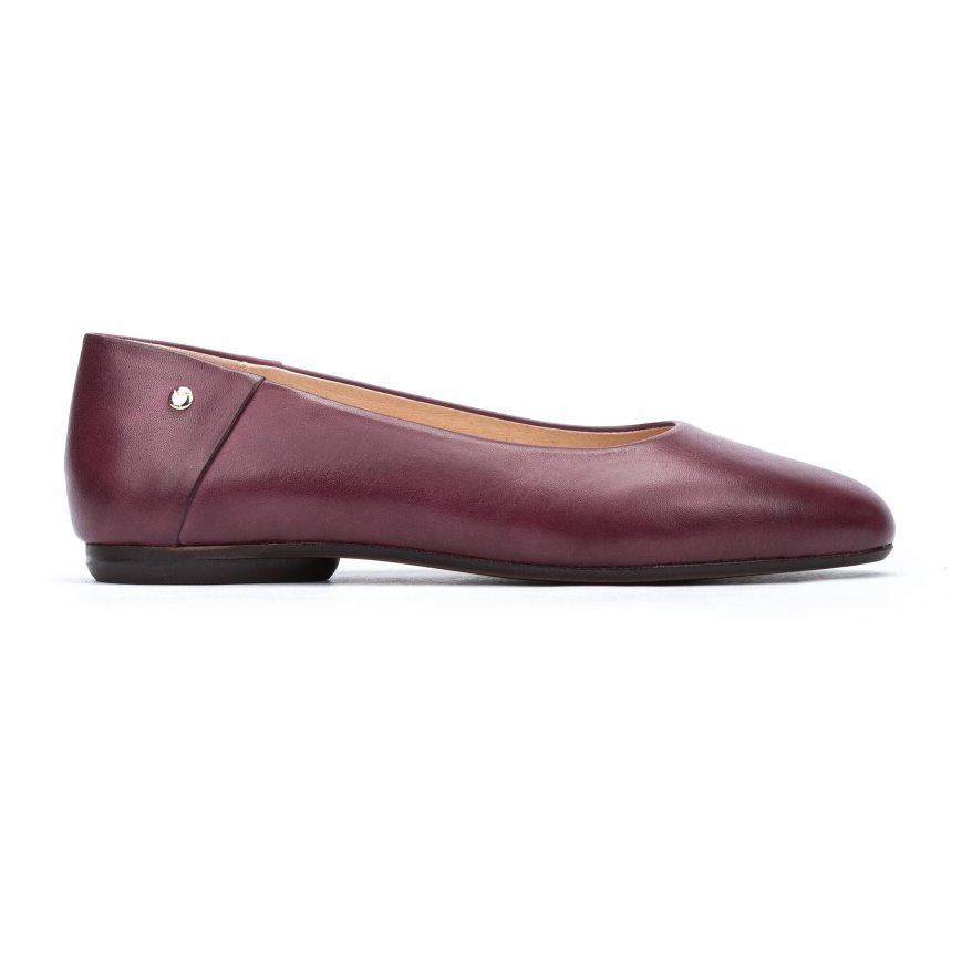 Women\'s Pikolinos ALMERIA Ballet Flats Burgundy | NZ E9528A7